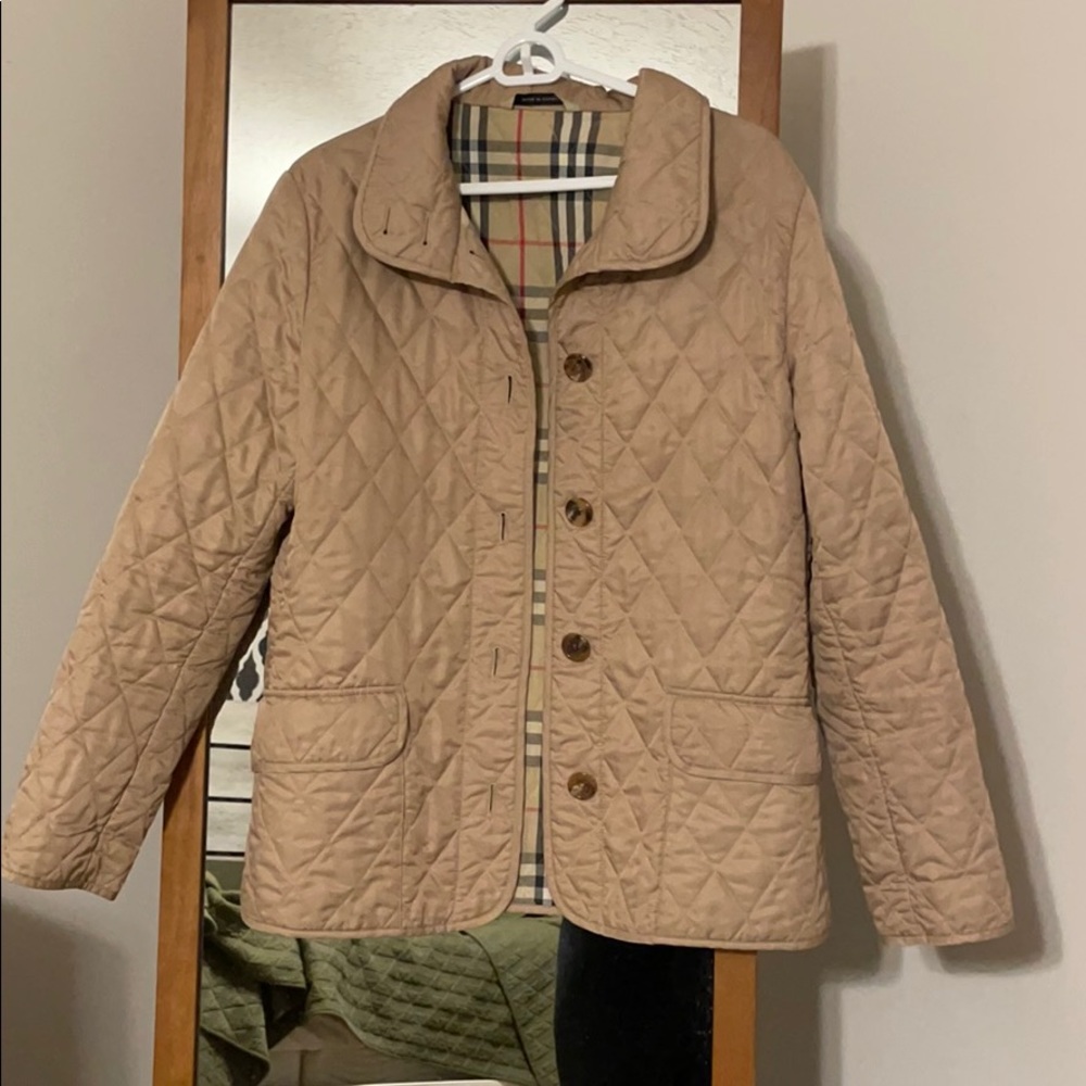 Burberry quilted jacket